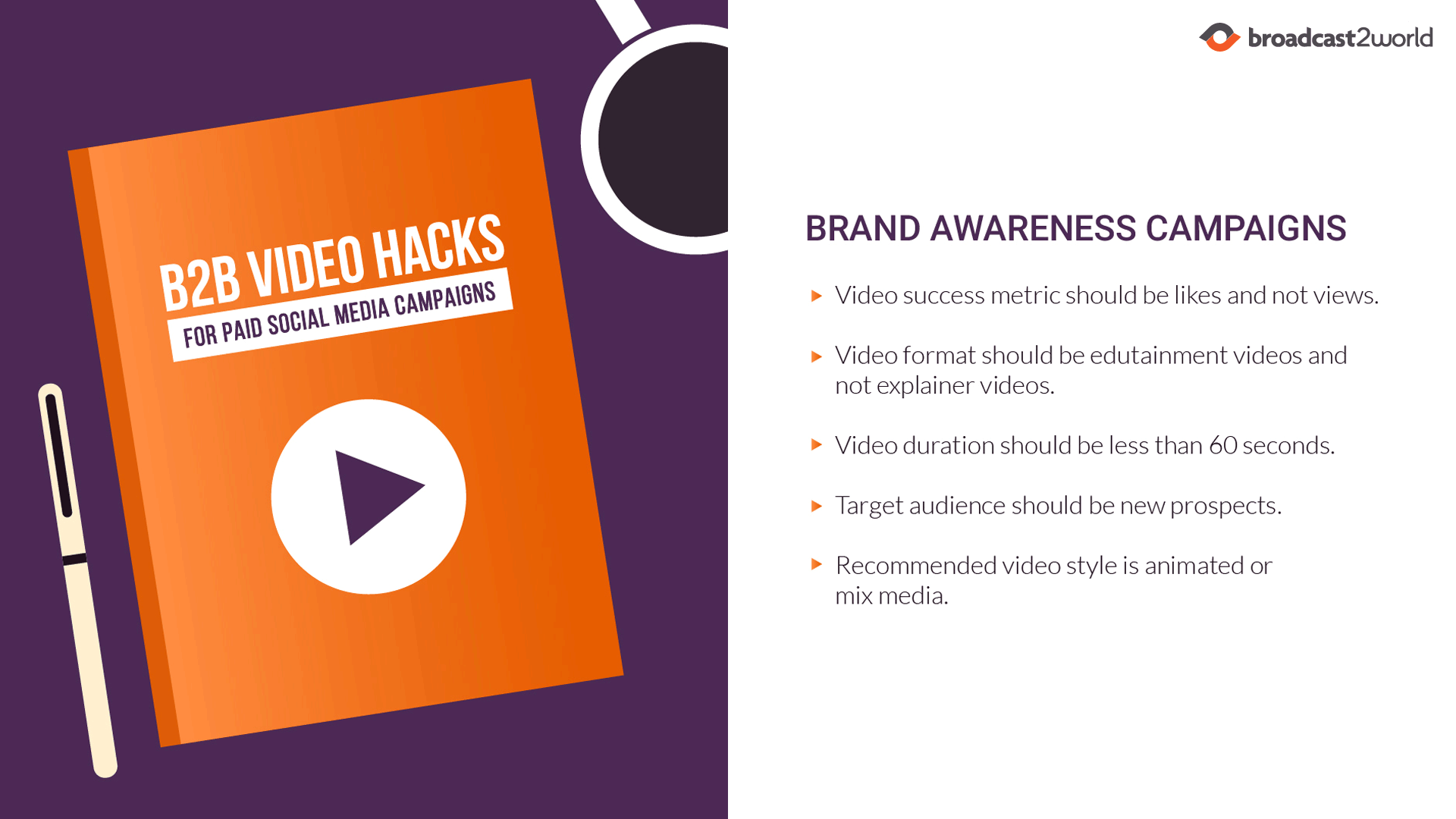 Do's and Don'ts - Social Media - Video Engagement