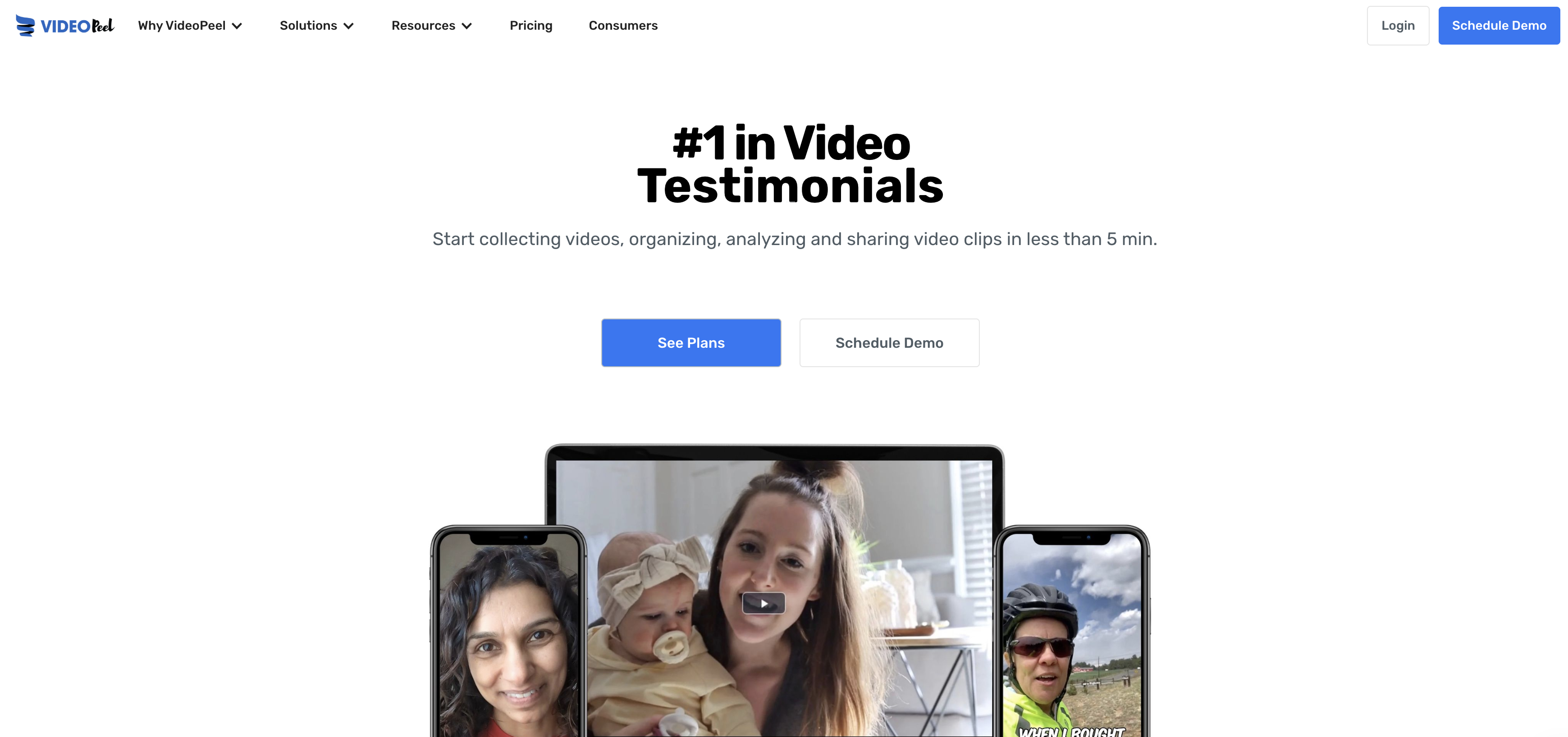 video peel video testimonial software