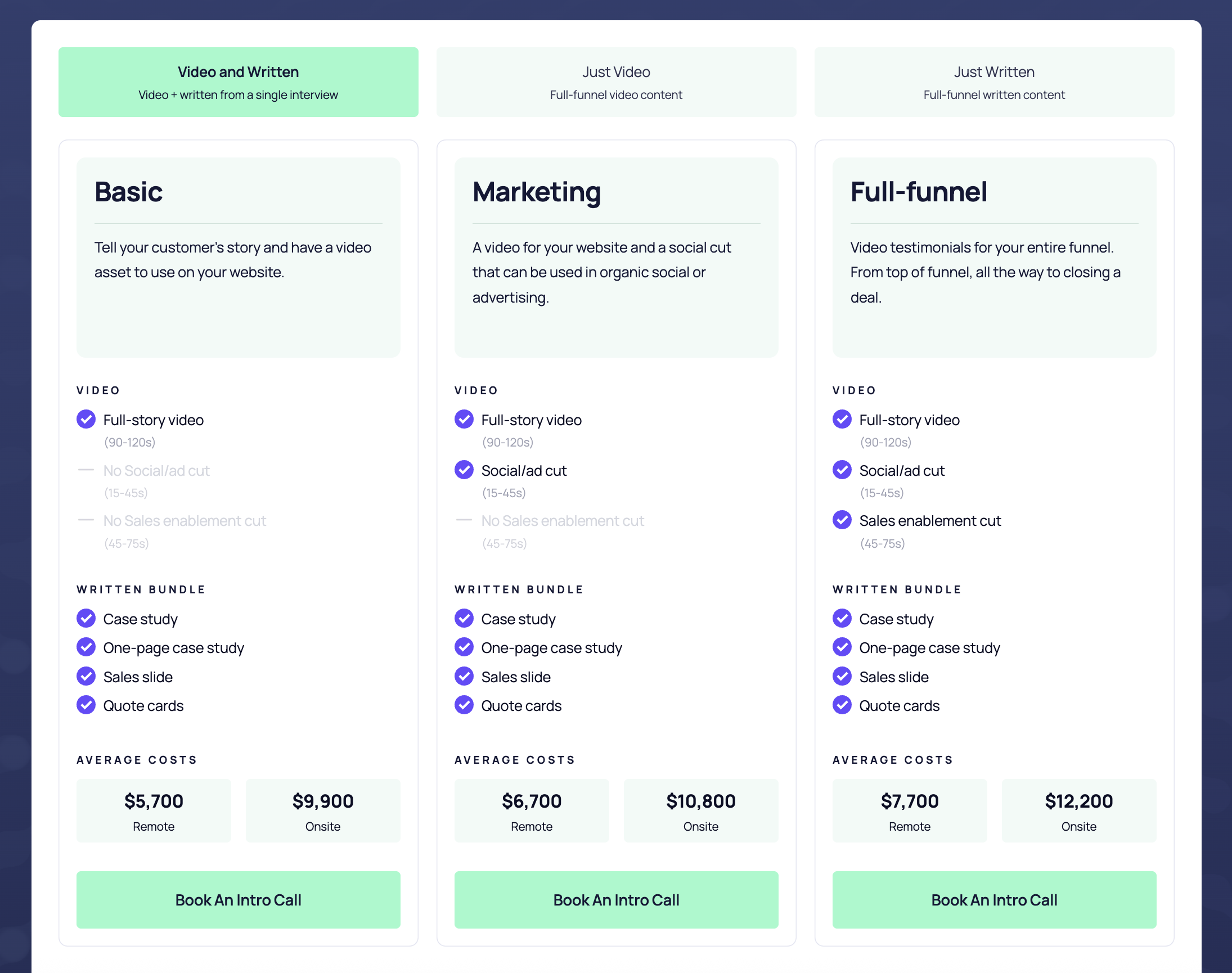 testimonial hero software pricing
