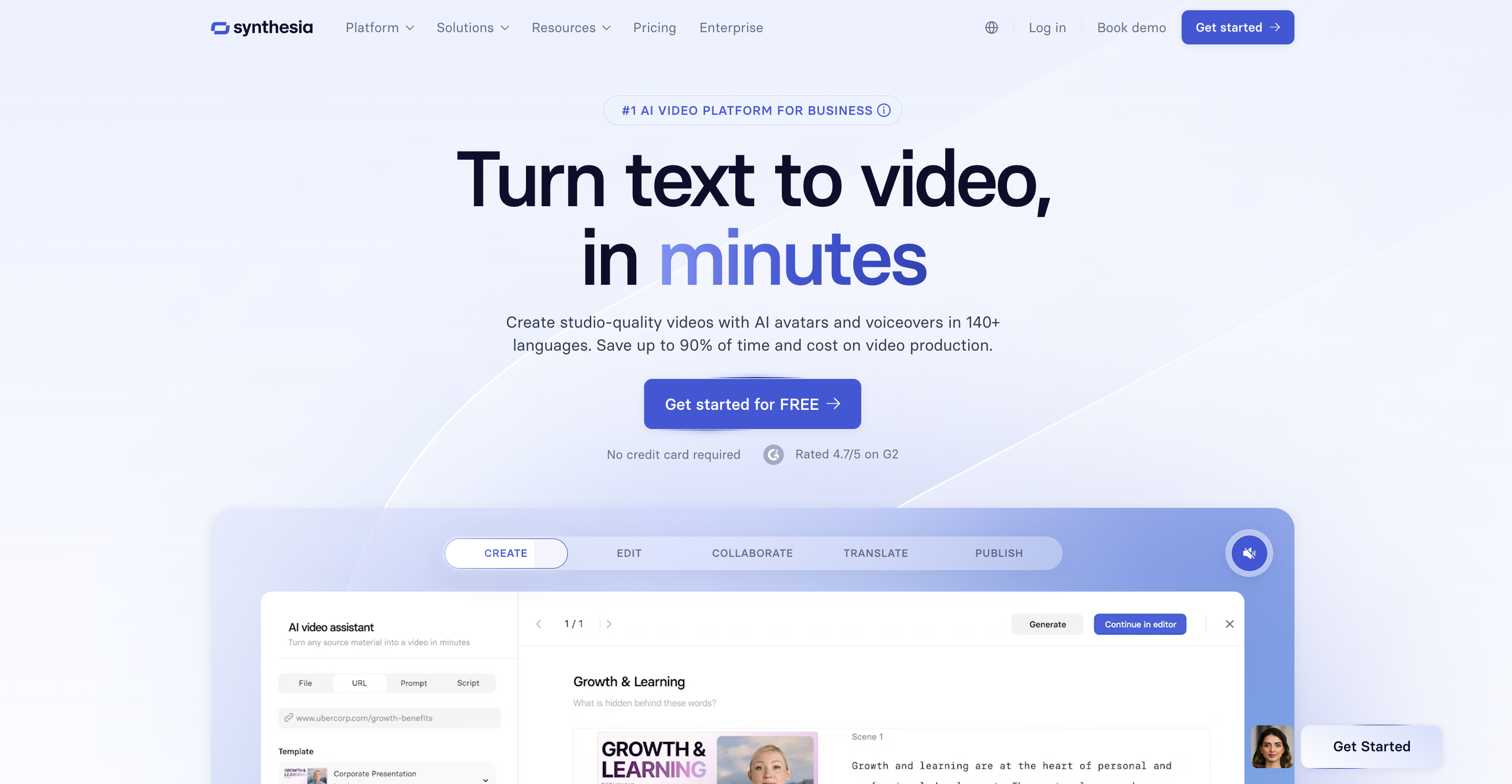 synthesia ai video tool