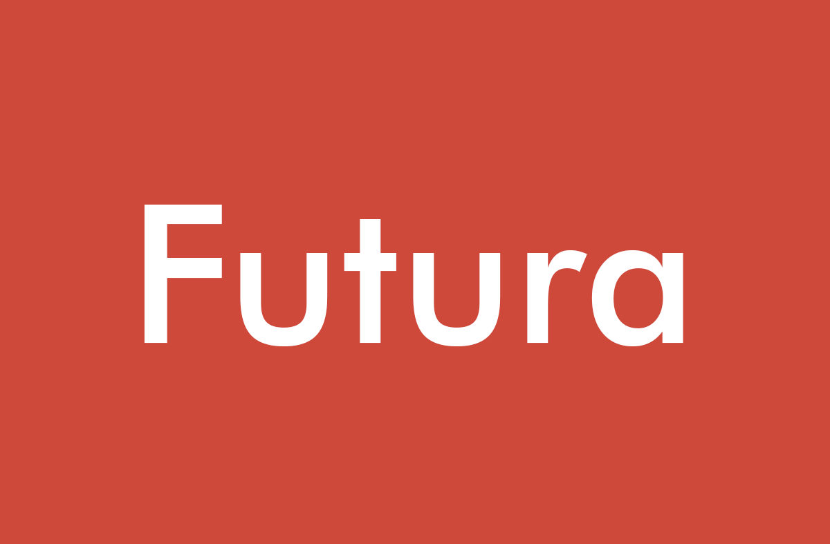 futura youtube thumbnail font