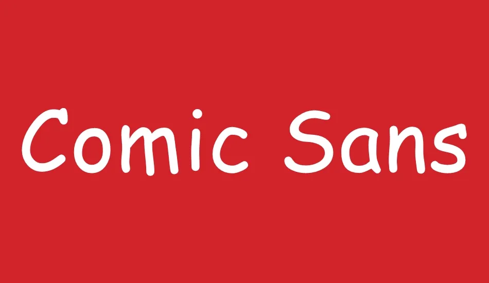 comic sans youtube thumbnail font