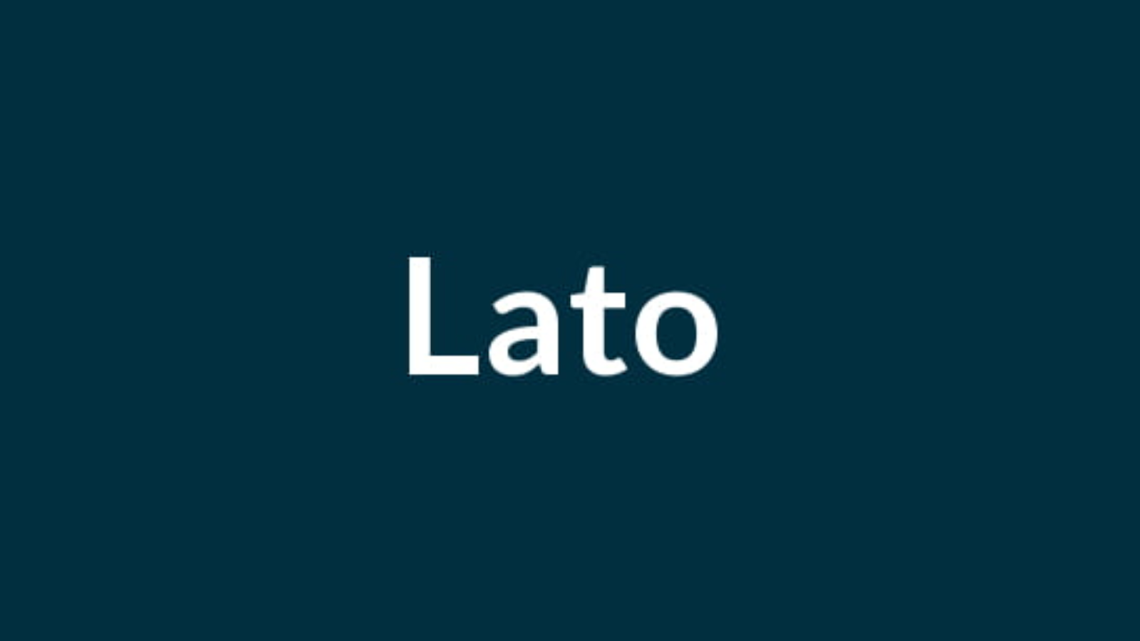 lato youtube thumbnail font