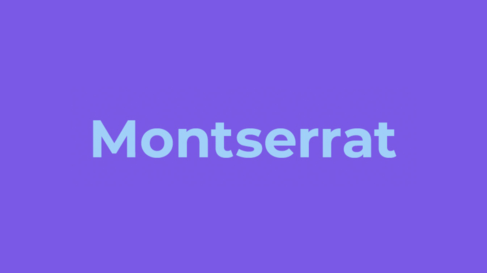 montserrat youtube thumbnail font