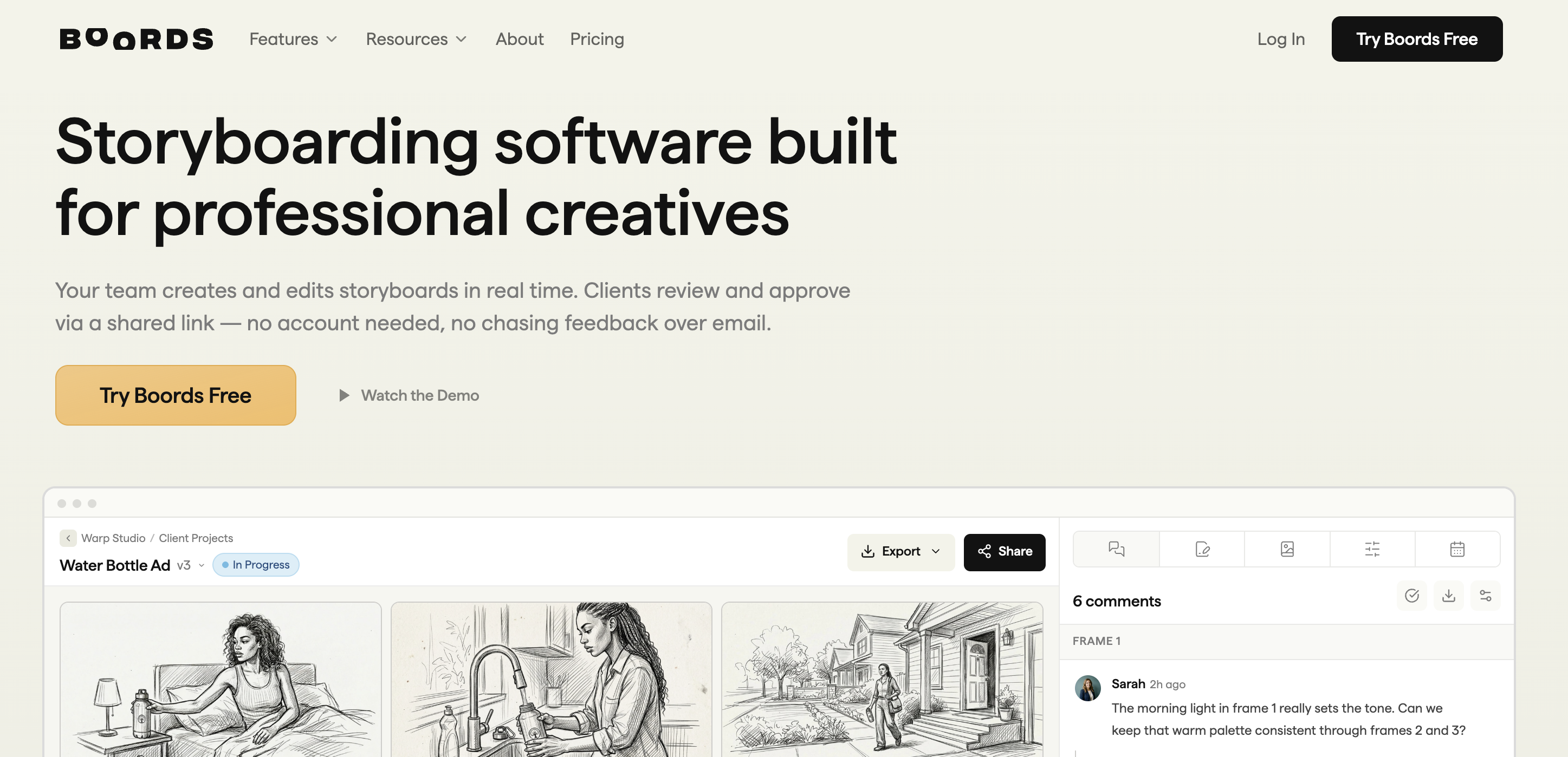 boords video marketing tool