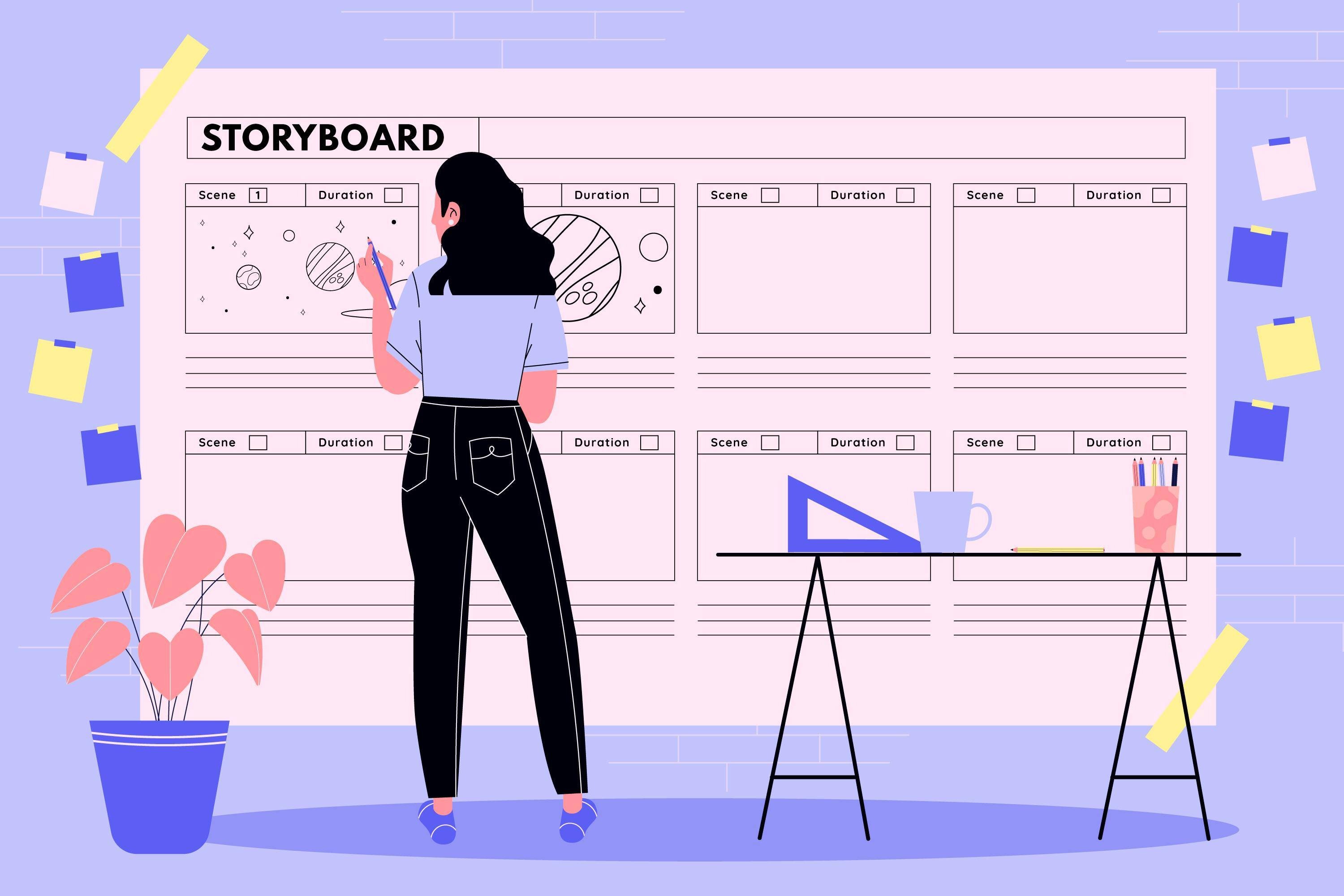 3D animation storyboard
