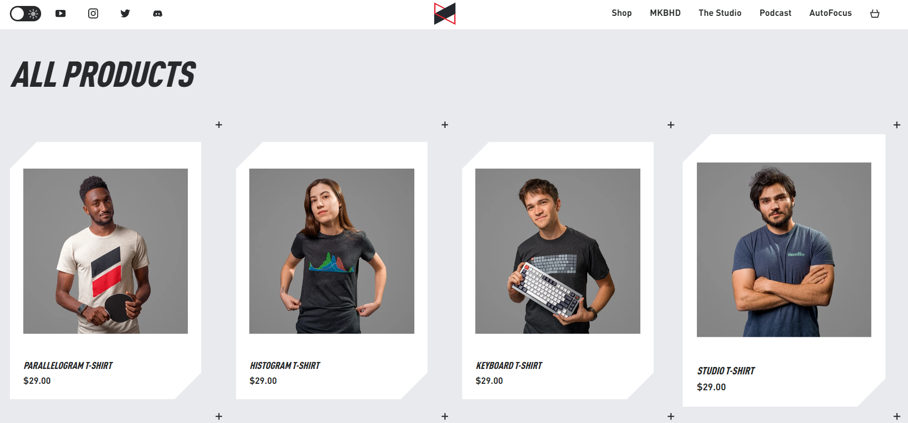 mkbhd merchandise line