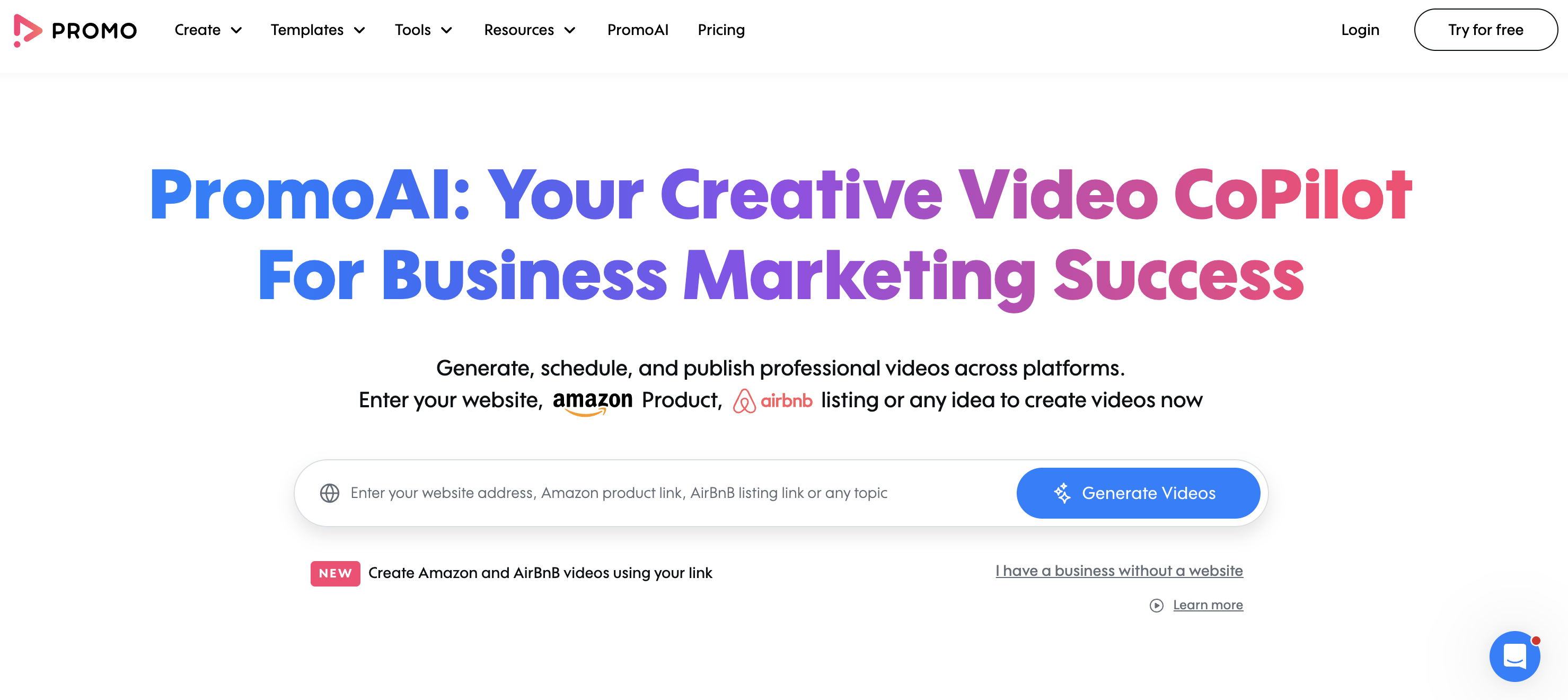 promo video marketing tool