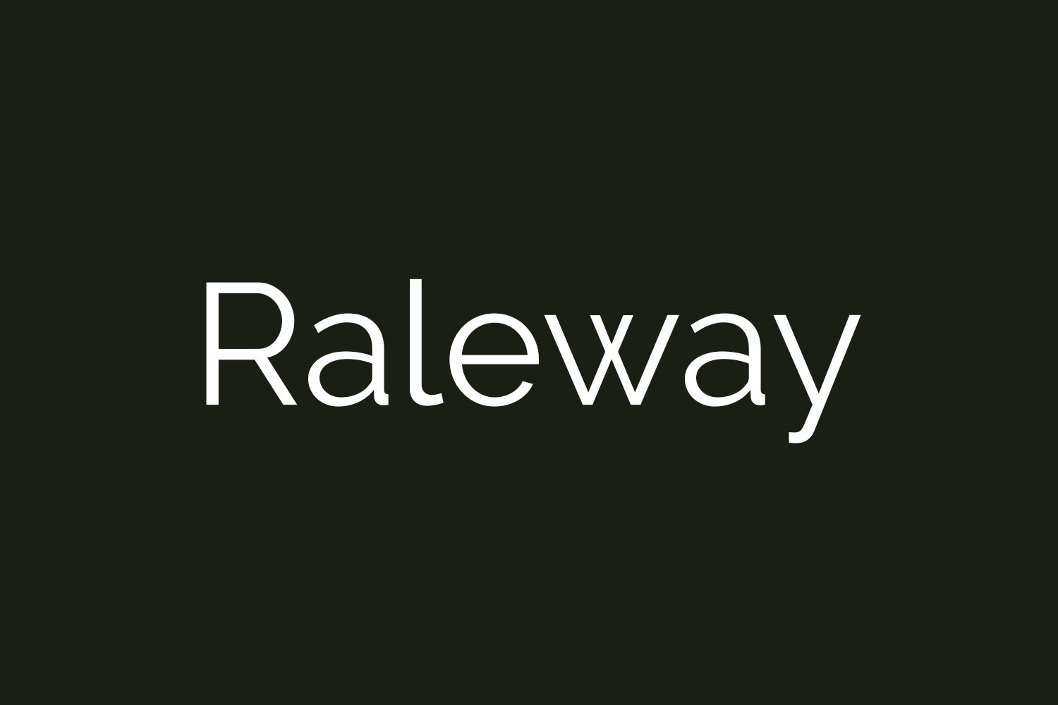 raleway youtube thumbnail fonts