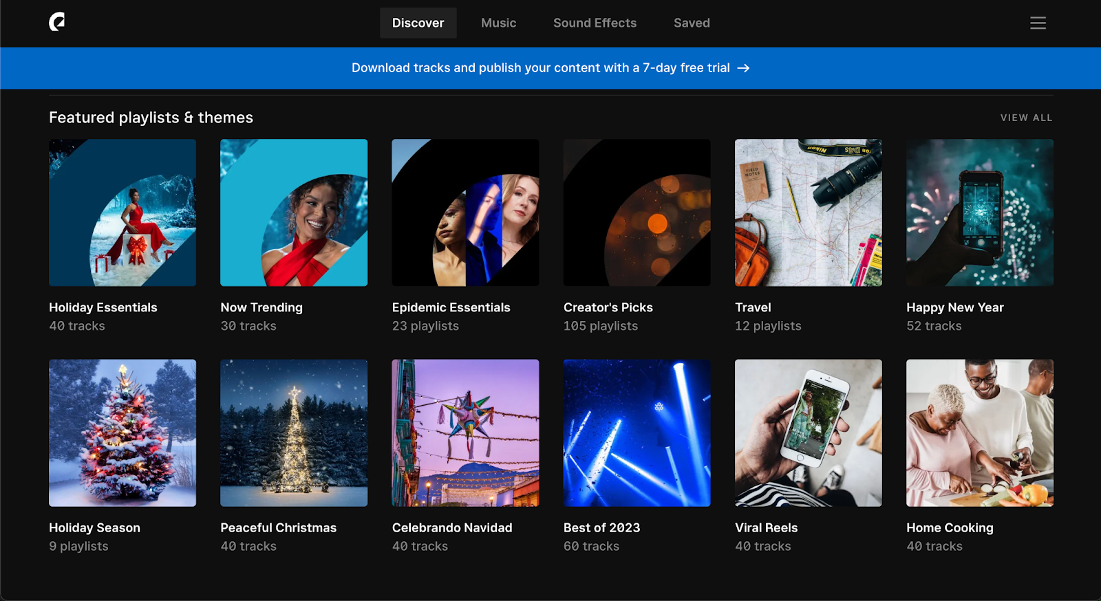 epidemic sound royalty free music site