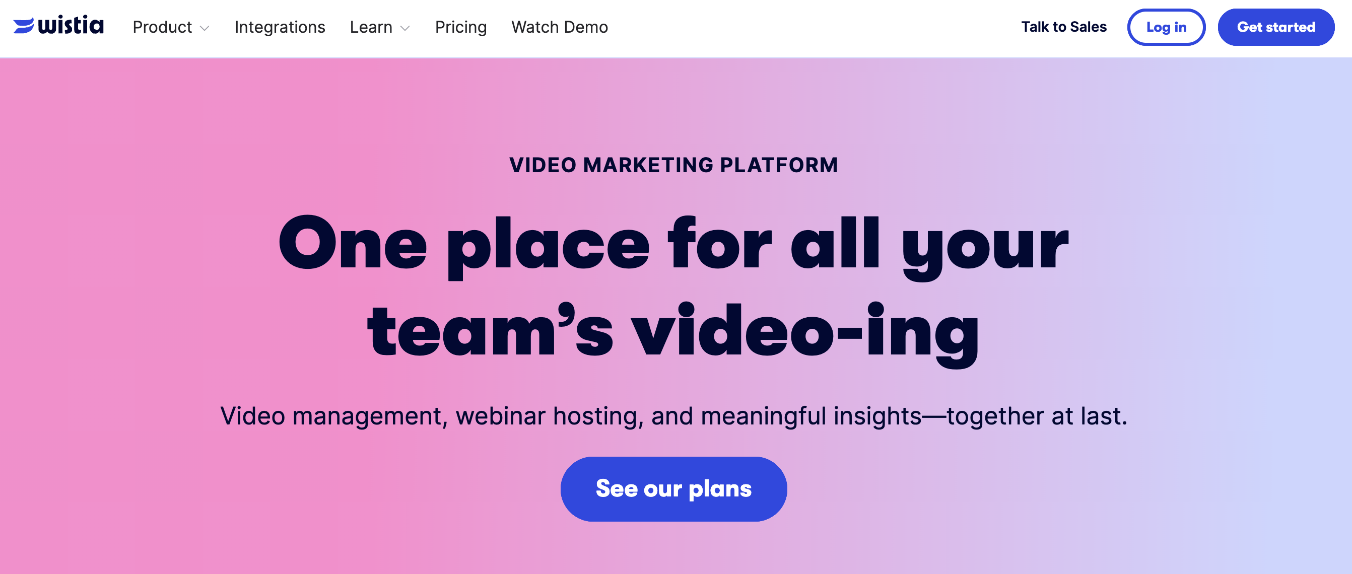 wistia video marketing tool