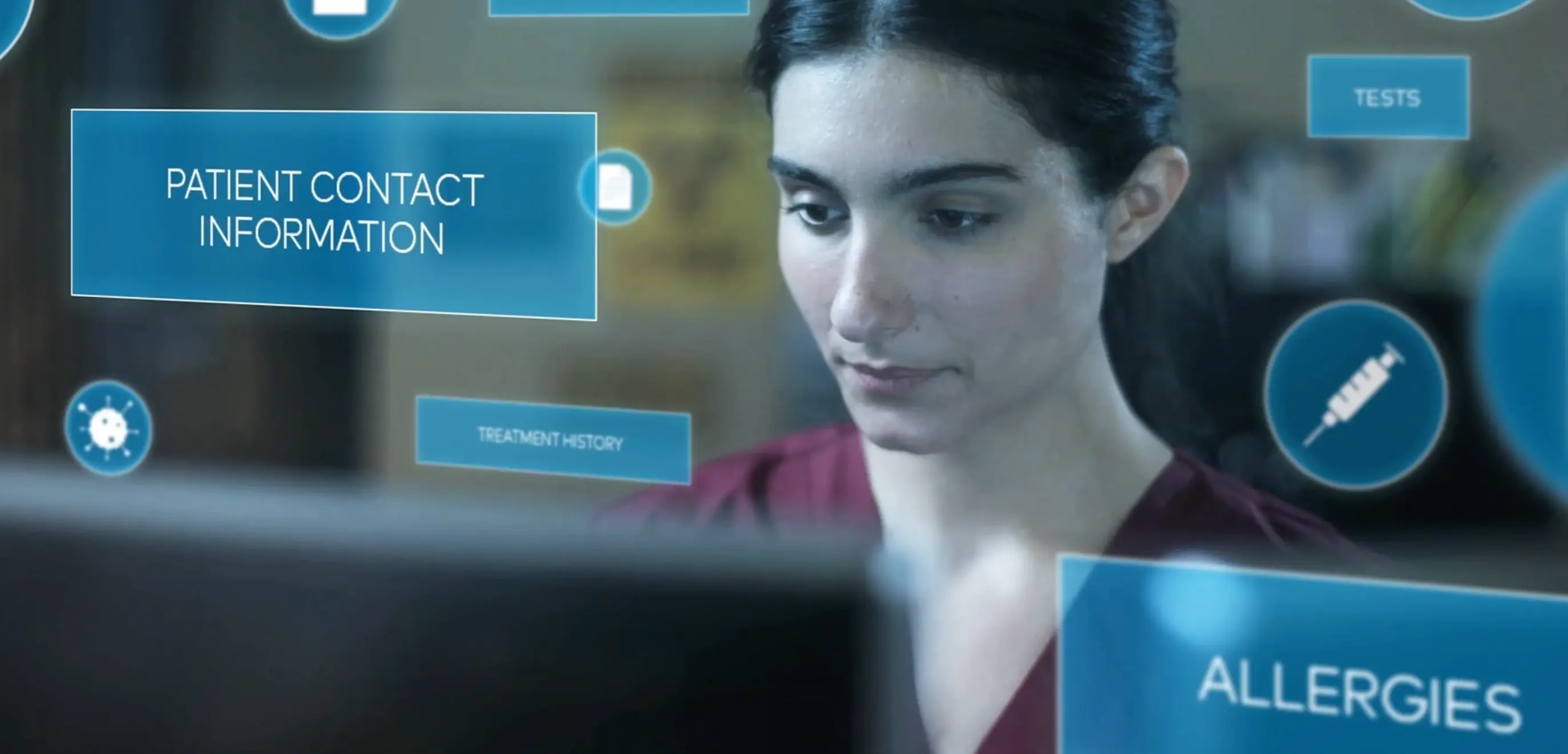 Varian oncology healthcare 2D animation
