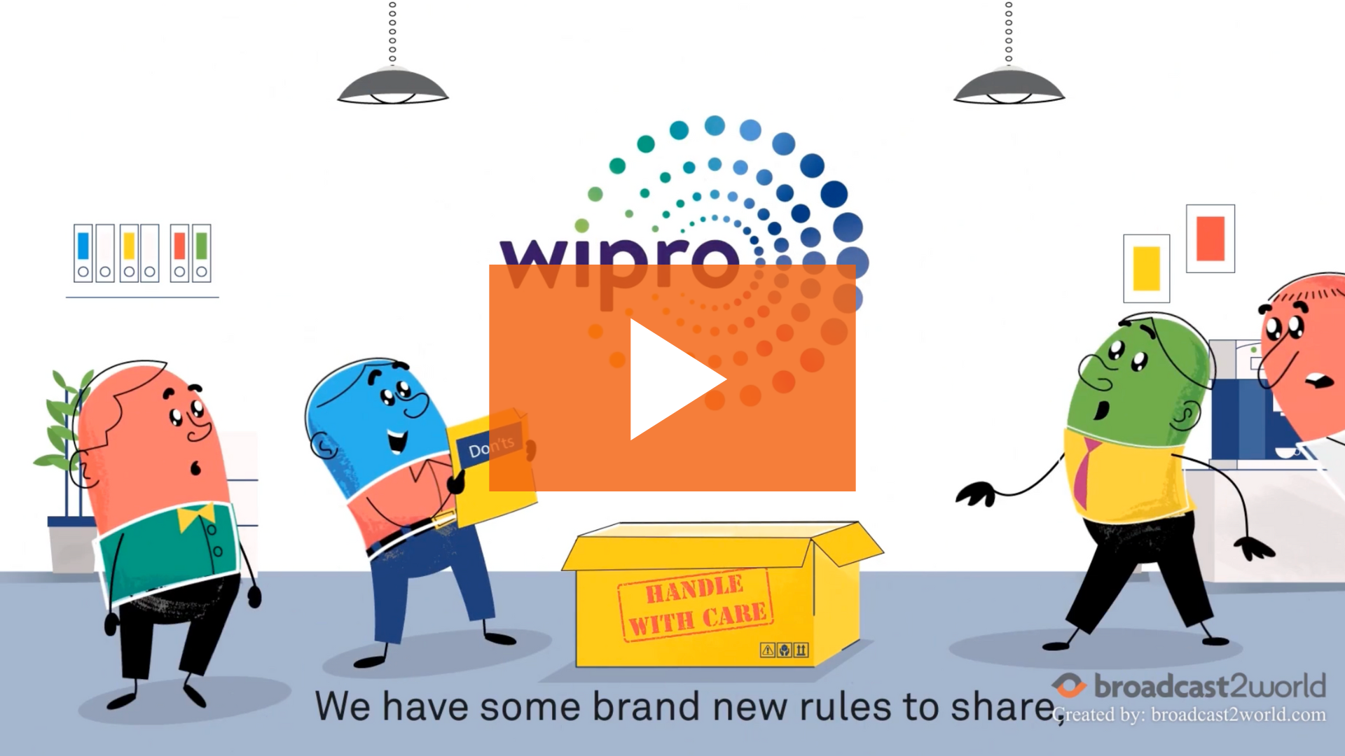 wipro company training video production